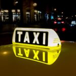 lighted taxi signage