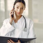 woman calling by phone